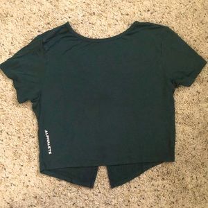 Alphalete Aspire Crop Top - Alpine - S